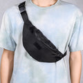 Custom Wholesale Black Sport Dog Walking Men Women Smell Proof Waterproof Crossbody Pouch Hip Bum Waist Belt Bag Fanny Pack