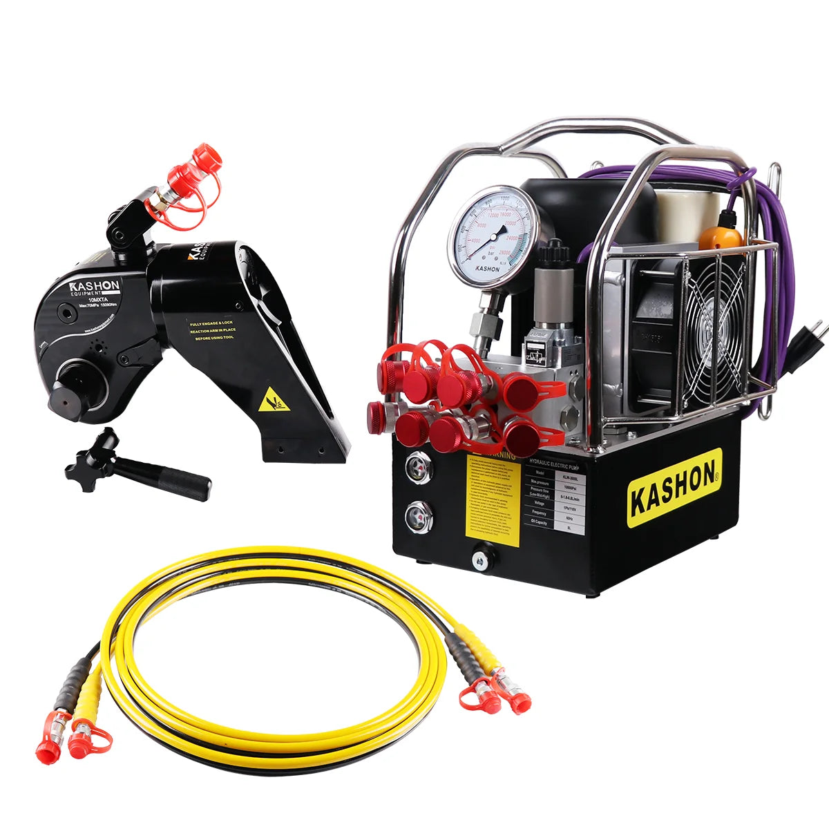 10000psi 3MXTA 1 Inch 433-4332Nm Lightweight Adjustable Square Drive Hydraulic Torque Wrench