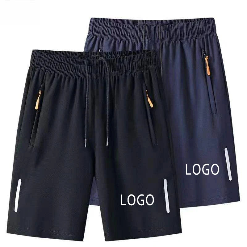 Mens Activewear Running Shorts Plain 5 Inch Polyester Ice Silk Quick Dry Solid Color Athletic Workout Sports Shorts