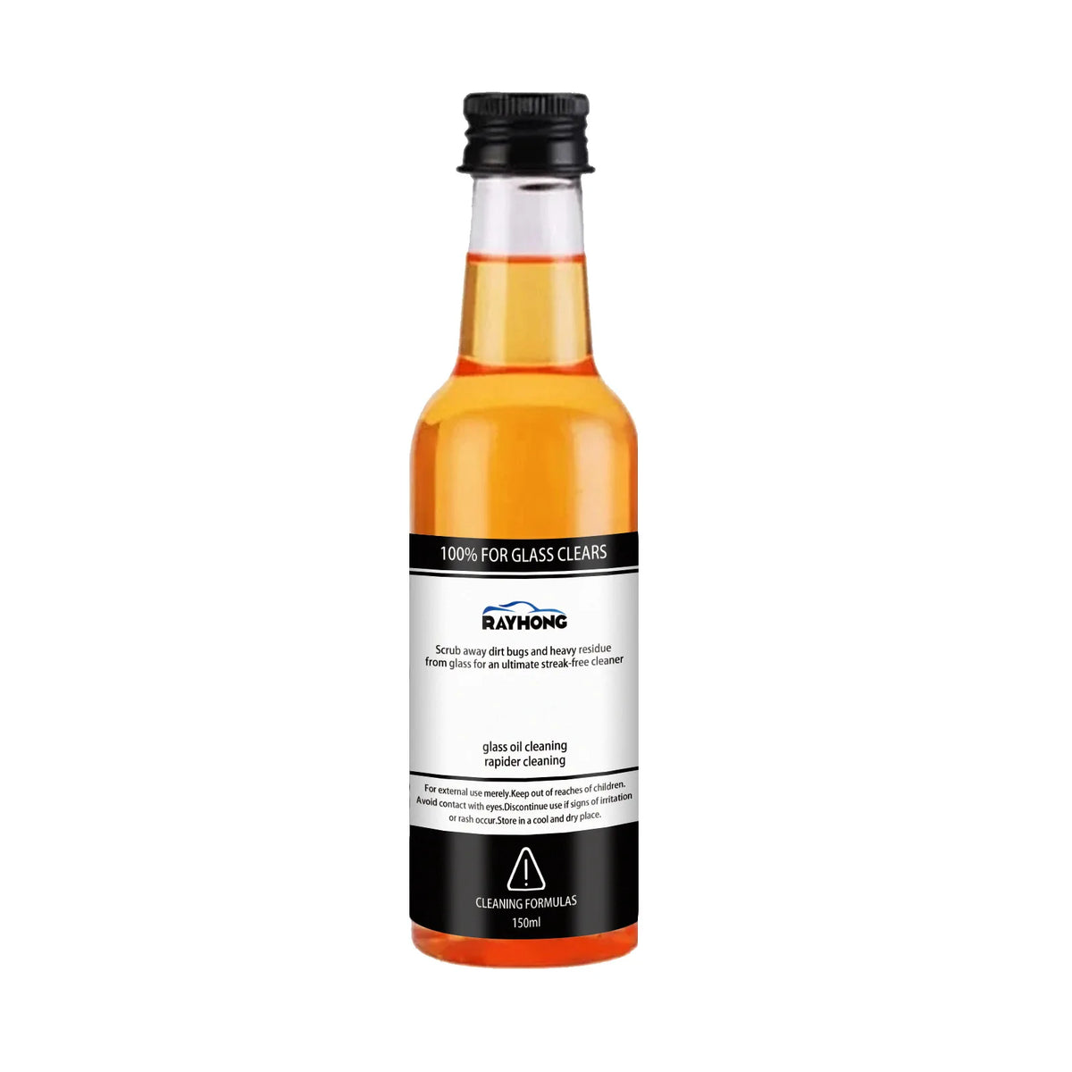Private Label Rayhong Powerful Glass Oil Cleaning Liquid Kit Windshield Cleaner Automotive Glass Degreasing Agent