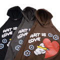 Hoodie Custom Logo Cotton Heavyweight Unisex Organic Cotton Hoodies Oversized High Quality Puff Print Hoodie Sweatshirts