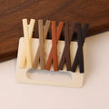 New Popular Factory 2pcs/ Set Frosted Fork Hairpin for Women Hot Sale Multi Colors 6cm Girls Hair Accessories Daily Hairdressing