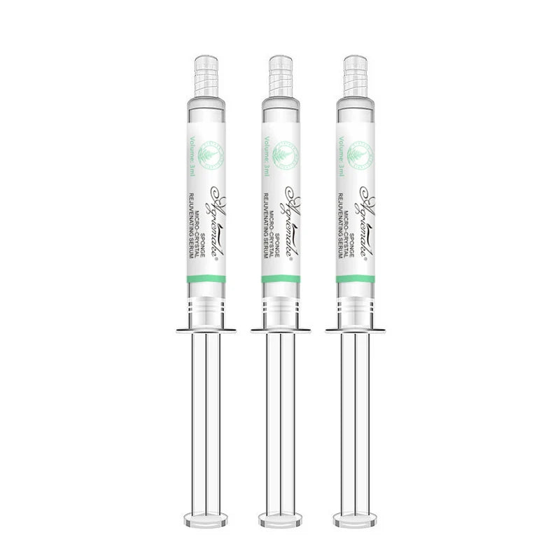 Micro-Crystal Rejuvenating Serum for Face 3ml Sponge Peeling and Refreshing Skin Beauty & Personal Care Product