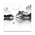 Ink Painting Nordic Canvas Poster Landscape Art Picture Wall Home Decor Unframed Oil Painting on Canvas Poster Print Art Picture
