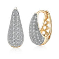 CAOSHI New Excellent Crystal Drop Earrings High Quality CZ Earrings Luxury Gold Bridal Earrings for Women Wedding Jewelry