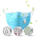 Tree of Life Essential Oil Diffuser Locket Magnetic Clip Stainless Steel Aromatherapy Brooch for Face Masking