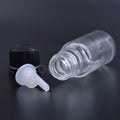 Transparent Dropper Bottle Essential Oil Glass Aromatherapy 10ml 20ml 30ml 50ml Drop Bottles for Massage Beard Oil