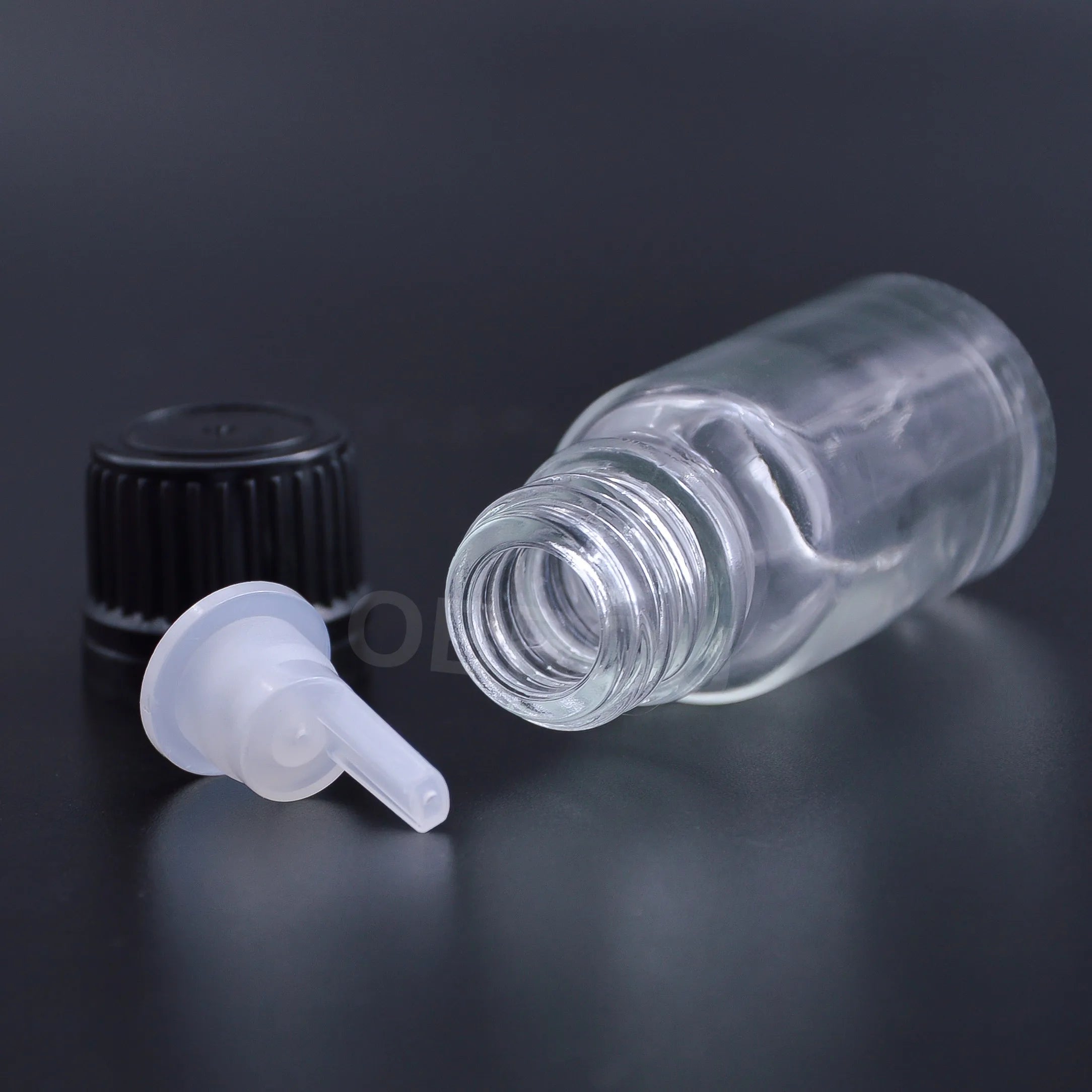 Transparent Dropper Bottle Essential Oil Glass Aromatherapy 10ml 20ml 30ml 50ml Drop Bottles for Massage Beard Oil