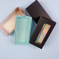 Wholesale Eyelash Packaging Box Diamond Shape Lashes Box Case With Rhinestone New Style Eye Lash Packaging