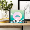 Modern Vintage Stainless Steel Vinyl Record Holder Wall Mounted Now Playing Music Lovers Record Player Accessory Living Room
