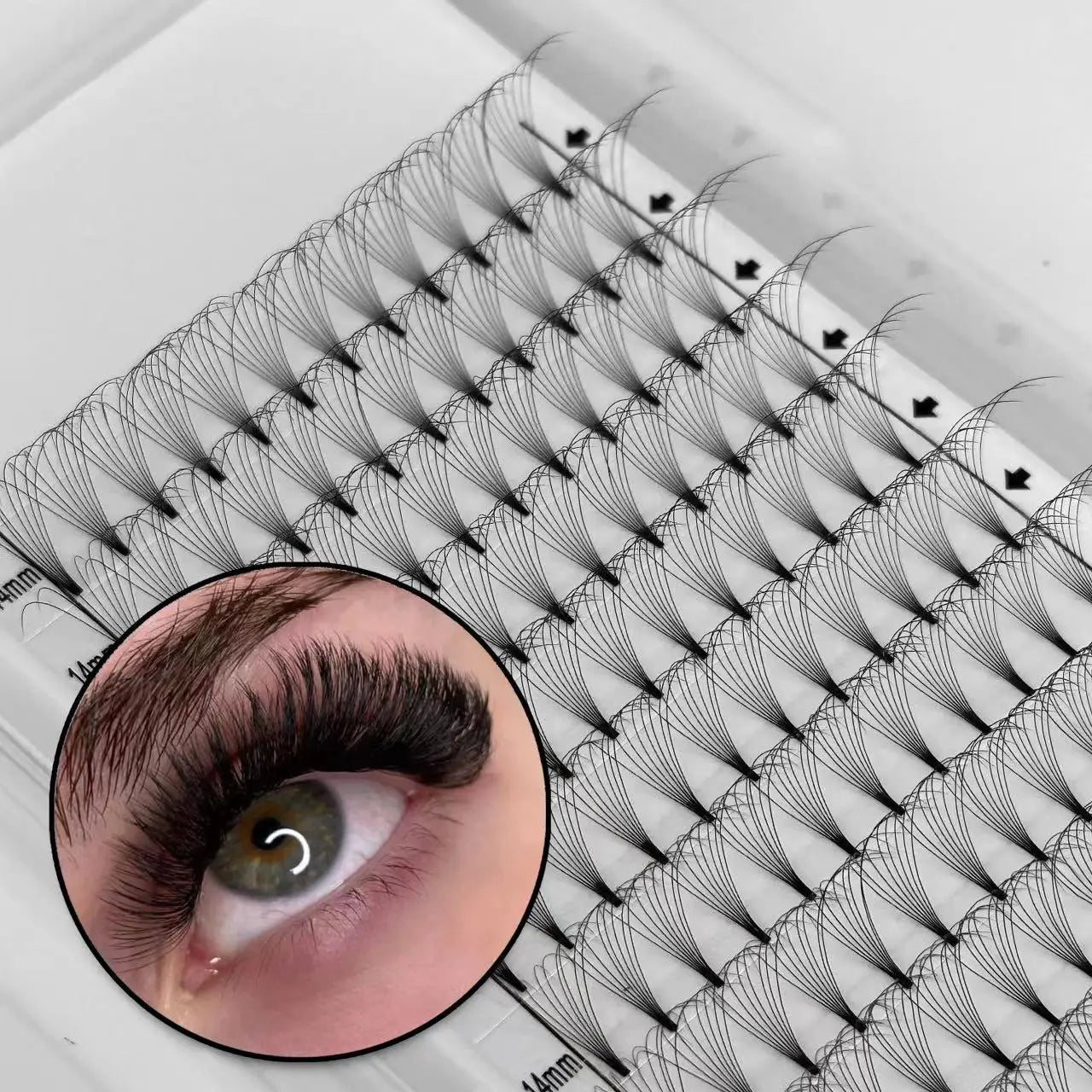 Professional Eyelashes 3D 4D 5D 6D False Eyelashes Dark Black Premade Extensions