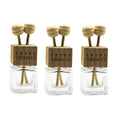 Custom Logo 8ml Mini Wood Car Air Freshener Vehicle Vent Clip Bottle with Screw Cap Customized Essential Oil Freshener