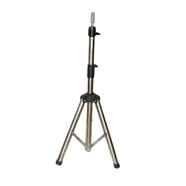 Cheap Price Good Quality Silver Stand Adjustable Hair Wig Tripod Stand For Mannequin Practice Head