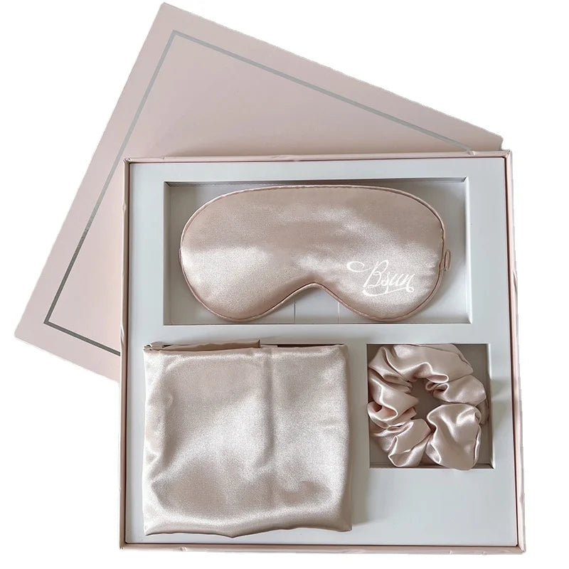 Slip Silk Sleep Mask Sleep Eye Masks Comfortable Natural Silk Ultra Soft & Light