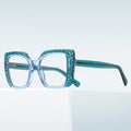 Designer Women Eyeglasses Frame Oversized Optical Glasses Custom Logo Designer Eyewear Optical Frame