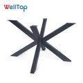 Wholesale Black Iron Spider Table Legs for Hospital and Kitchen Use Modern Design Metal Furniture Legs