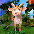 Fun Animal Farm Amusement Animatronic Animals Goat Customization