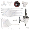 HOT Real Double Bearing Wind Turbine Stable for Heavy Wind 1kw 2kw 12V 24v 48v 96v Free Power Turbine Rooftop Wind Generator