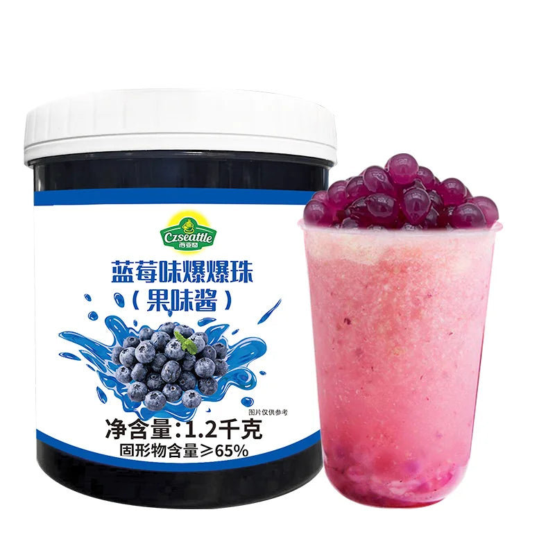 Blueberry Flavor Popping Boba for Bubble Tea
