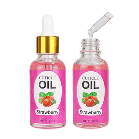 BIN 30ml Cuticle Oil 6 Flavor Nail Cuticle Oil Treatment Organic Deep Moisturize Oil Salon Manicure Dropper Products