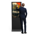 Floor Standing Digital Poster with Touchscreen LCD for Elevator and Retail Store Use IP65 Rated