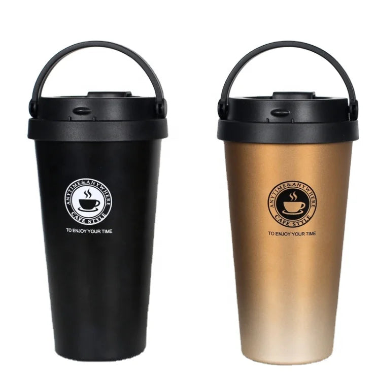 Popular Stainless Steel Vacuum Insulated Tumbler Travel Coffee Mug with Plastic Lid