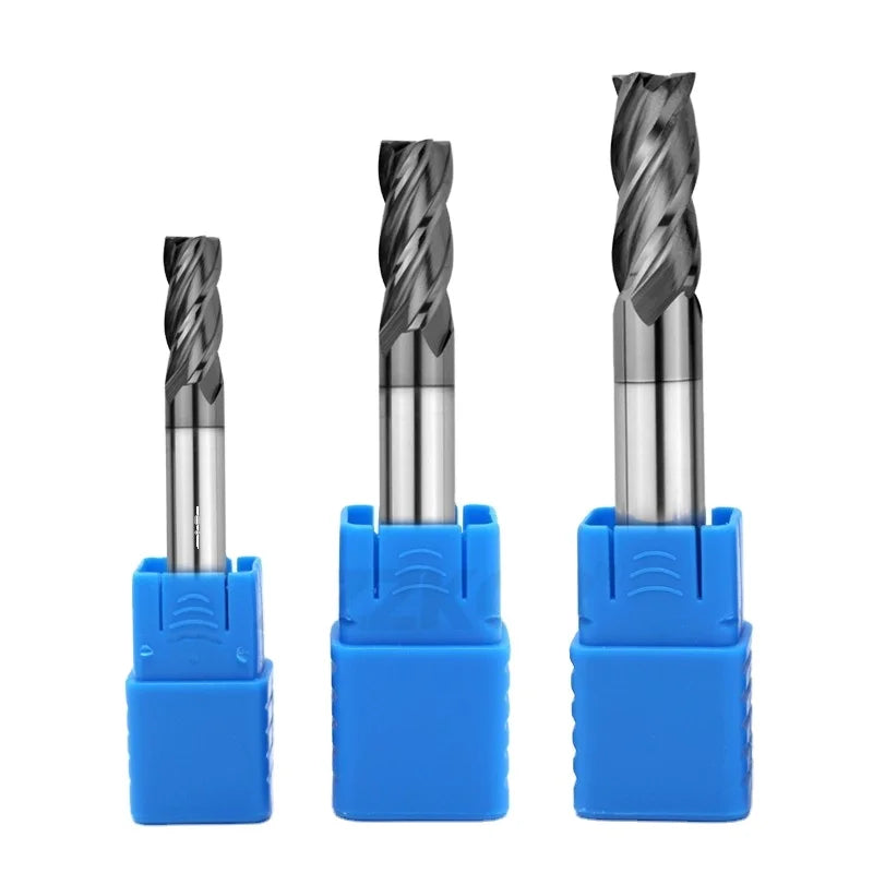 Milling Cutter Alloy Coating Tungsten Steel Tool CNC Machine EndMill AZZKOR Top Kit Tools