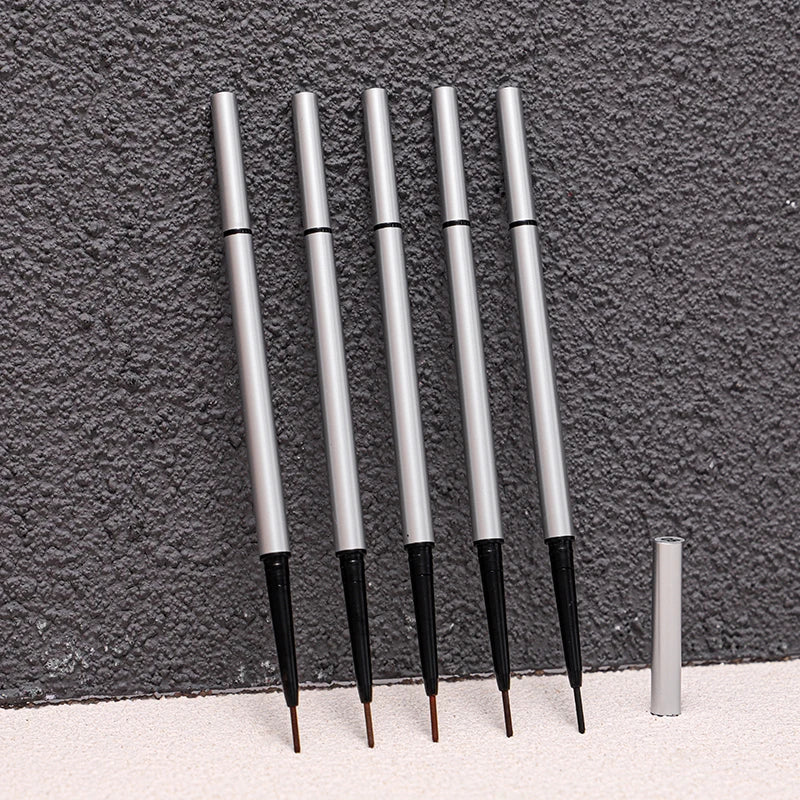 Wholesale Waterproof Customized Private Label Slim Eye Brow Pencil Eyebrow Pencil With Brush Retractable Eyebrow Pencil