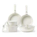 Cross-Border Glass Non-Stick Wok Removable Steamer Pan Carot Induction Bottom Enamel Coating Household Handle Food Use