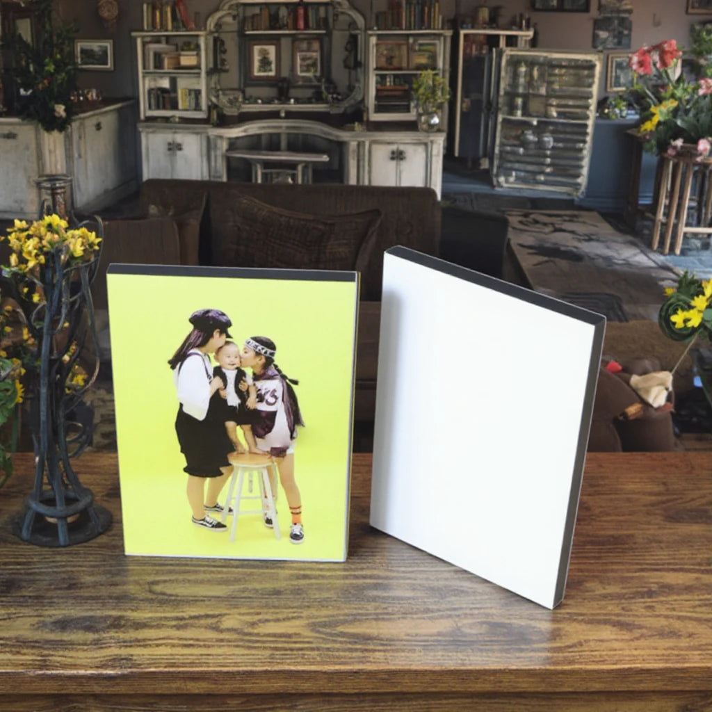 MDFSUB Creative Eco-Friendly DIY Design Printing 4x6'' Wooden Photo Panels Sublimation Blank 12mm Thick Photo Frame & Plaques