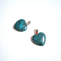 DIY Cheap Price Alphabet Letter Blue Turquoise Heart Pendant Necklace Moonstone