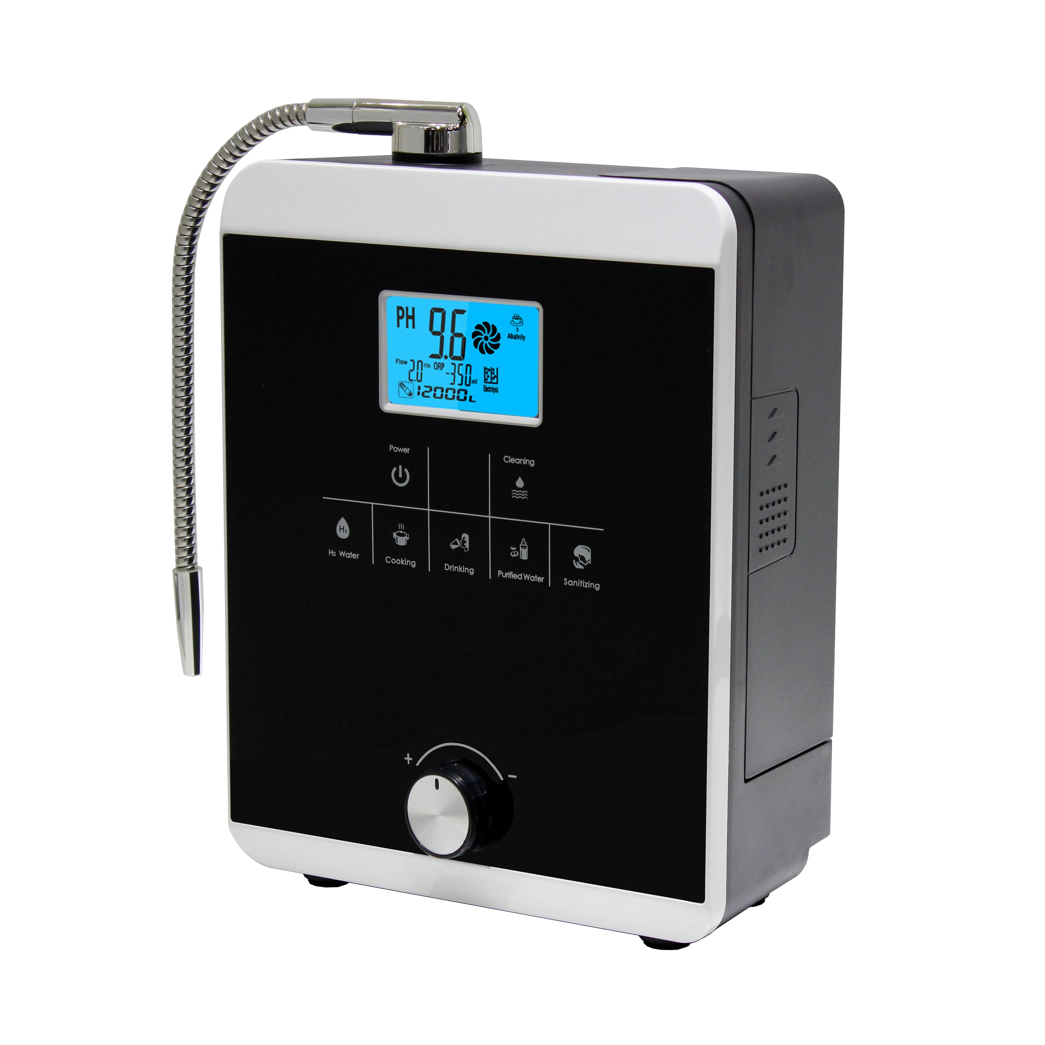 YenvQee Electric Household Alkaline Water Ionizer Machine with Advanced Filtration Technology for Easy Alkalinity Adjustment