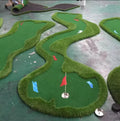 Factory Wholesale 9 Hole Golf Green Custom Made Mini Golf Putting Green Indoor Outdoor Practice Portable Large Size Putting Mat