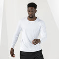 Breathable Milk-silk Full Longsleeve T Shirt Men Custom Logo O-neck Collar Polyester Quick Dry T-shirts