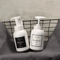 Customizable 300ml 500ml White Skincare Shampoo Shower Gel Bottle HDPE Plastic with Foam Pump and Screen Printing