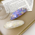 DOWELL French Barrette Hair Accessories Acetate Flat Spring Hair Clips