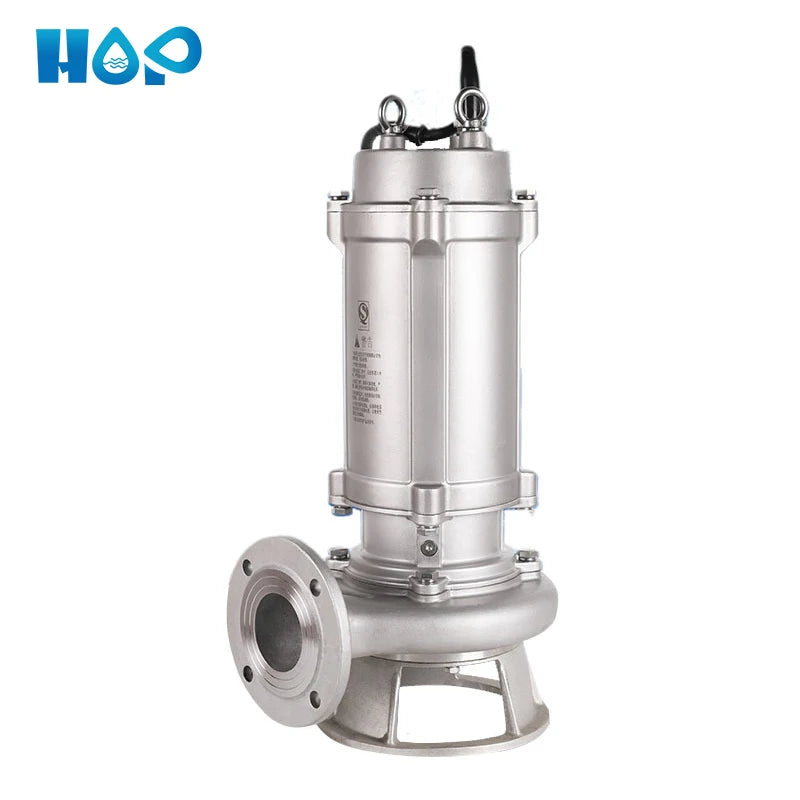 Stainless Steel Electric Industrial Submersible Sewage Pump HOP 65WQ20-15-2.2 Booster Water Pump Multistage Pump Vacuum Made
