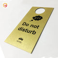 JAGUARSIGN Manufacturer Custom Office Room Don't Disturb Sign Brass Do Not Disturb Signs for Hotel Room