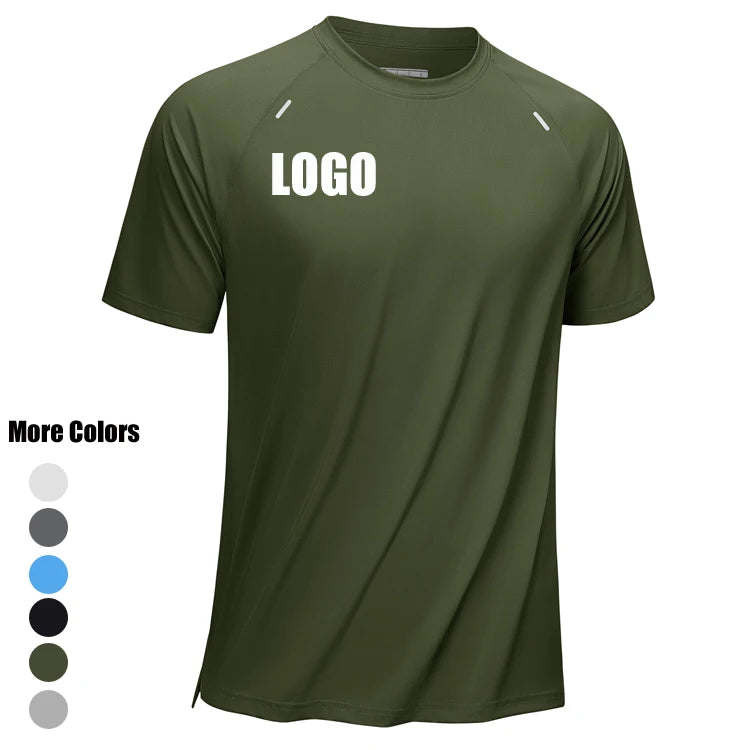 Summer Wholesale Short Sleeve Running T-shirt Custom logo T-shirt Manufacturer T-shirt with logo