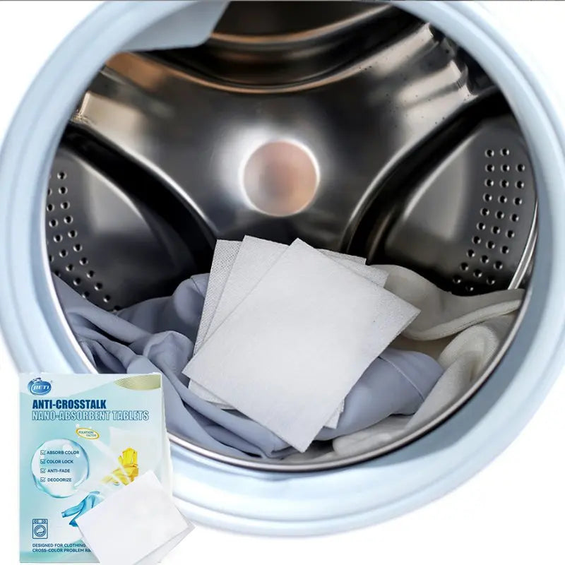 Eco-friendly Color Grabber Laundry Color Absorbent Fabric Softener Anti-stain Sheet  30piece (11*28cm)