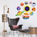Outer Space Solar System Universe Planets Alien Galaxy Home Decor Wall Hanging Silicone Mold Resin Mouldings