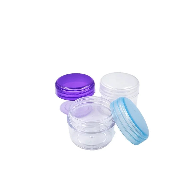 5g 10g 15g 20g 25g 30g Wholesale Empty Cosmetic Container Small PS Clear Plastic Jar
