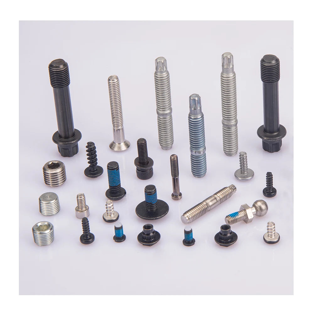 Custom Non-Standard Automotive Fasteners Stainless Steel Torx Screw with Patch Stud Thread Bolts Nuts