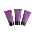 50g/ml Matte Purple Cosmetic Hose Hand Cream Gel Lotion Lid Flipping Inverted Squeeze Empty Bottle