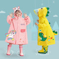 Children's Kindergarten Boys and Girls to School Special Cute Non-irritating Rainwear Cartoon Raincoat
