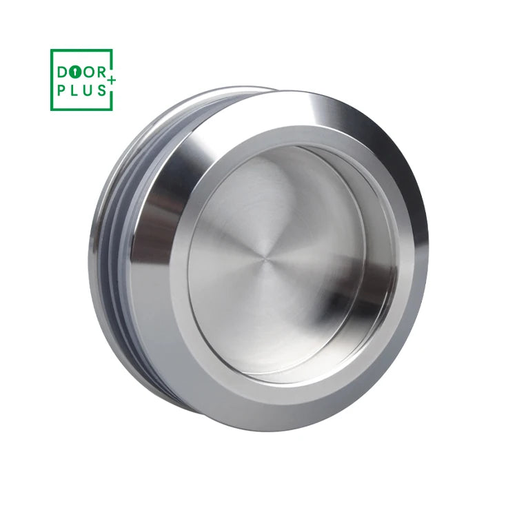 Doorplus Glass Bathroom Accessories Stainless Steel Small One Sided Round Glass Shower Door Knob