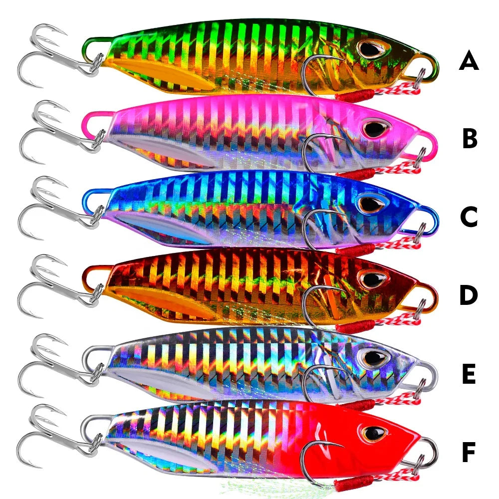 PROBEROS Metal Artificial Bait Japanese DUO Type Casting Jig Fishing Lure 10g 15g 20g 30g 40g 50g Wholesale