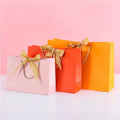 Wholesale Eco-friendly Custom Size Paper Shopping Gift Bags Ribbon for Skin Care Mascara Face Masks Blush-Your Own Logo
