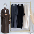 2023 Loriya New Autumn Winter Dubai Abaya Designs Islamic Clothing Women Muslim Abaya Thick Polyester Cardigan Abayas