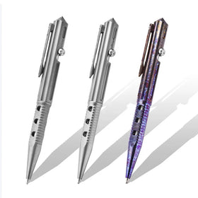 Titanium Tactical Pen Outdoor Window Breaking Tool CNC Machined Wire EDM Unisex Business Signature Pen